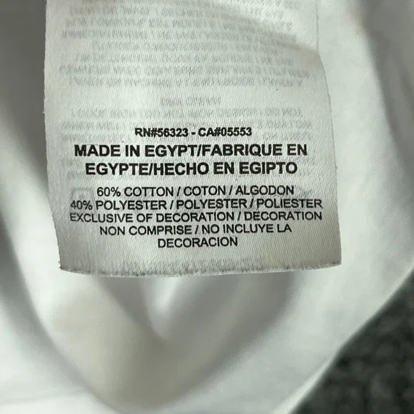 Nike Boys Fly With Us Dri-fit Shirt Medium White Tee Youth Basketball Sports - Picture 4 of 8